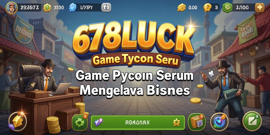 Screenshot gameplay 678LUCK menampilkan pengalaman manajemen bisnis yang mendalam.