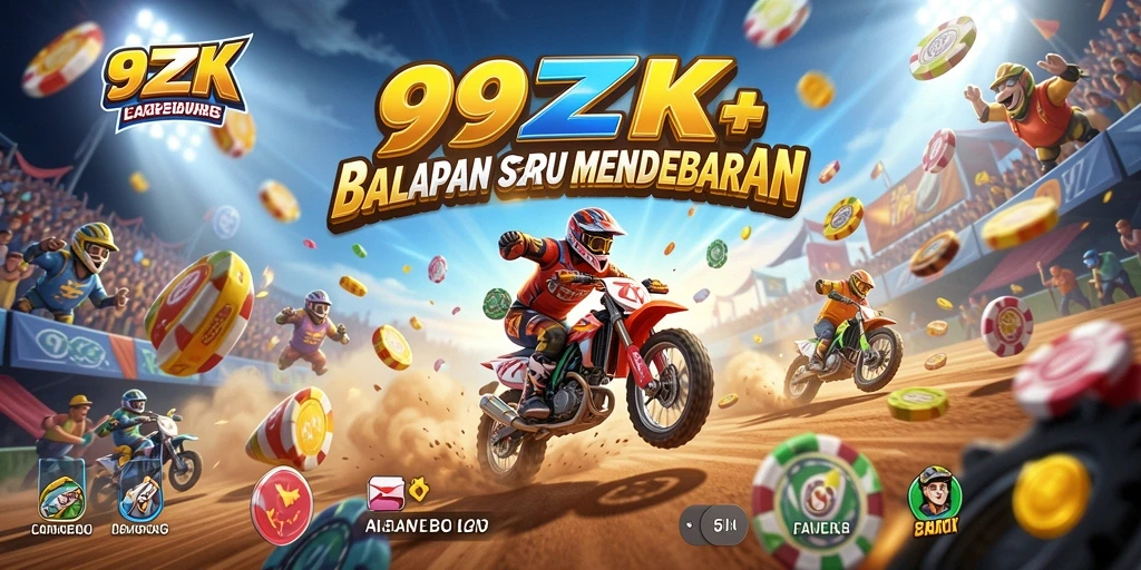 Tampilan gameplay Racing yang mendebarkan di 99ZK.