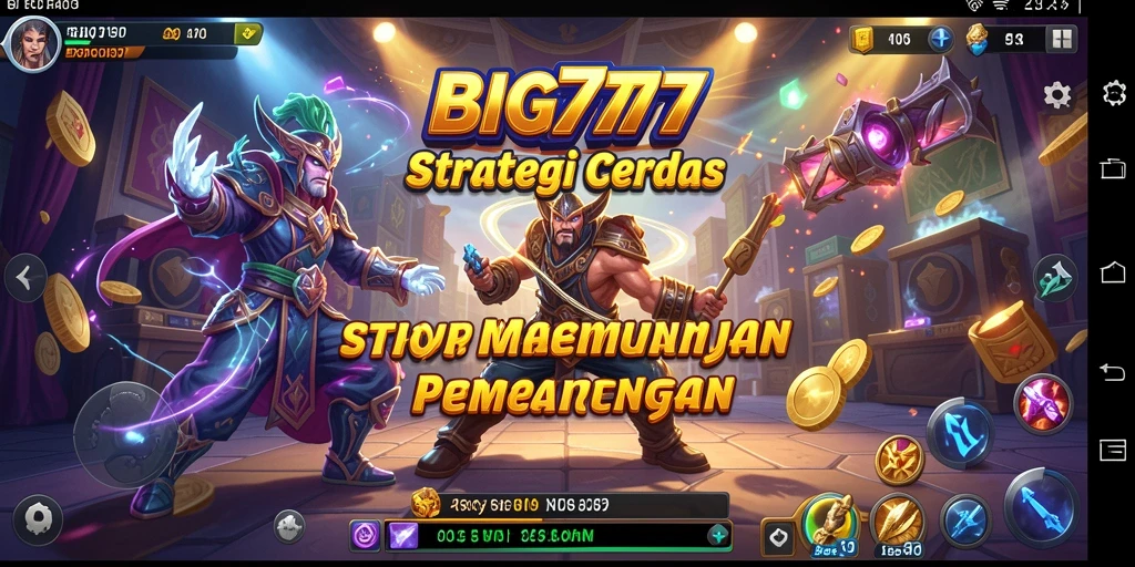 Tangkapan layar gameplay BIG777 menunjukkan pertempuran strategis yang intens.