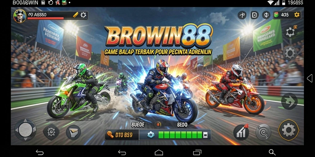 Tampilkan pengalaman balap seru di BROWIN88.