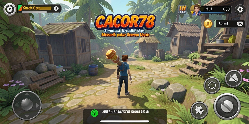 Screenshot dari gameplay <strong>CACOR78</strong> yang menunjukkan kegiatan simulasi yang menarik.