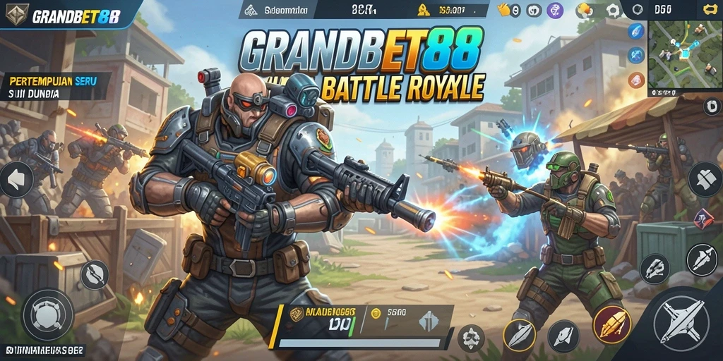 Gameplay seru di <strong>GRANDBET88</strong> dengan aksi Battle Royale yang mendebarkan.