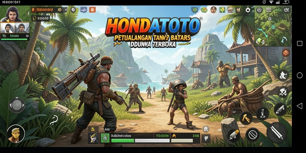 Tampilan gameplay HONDATOTO yang menakjubkan dalam dunia Open World.
