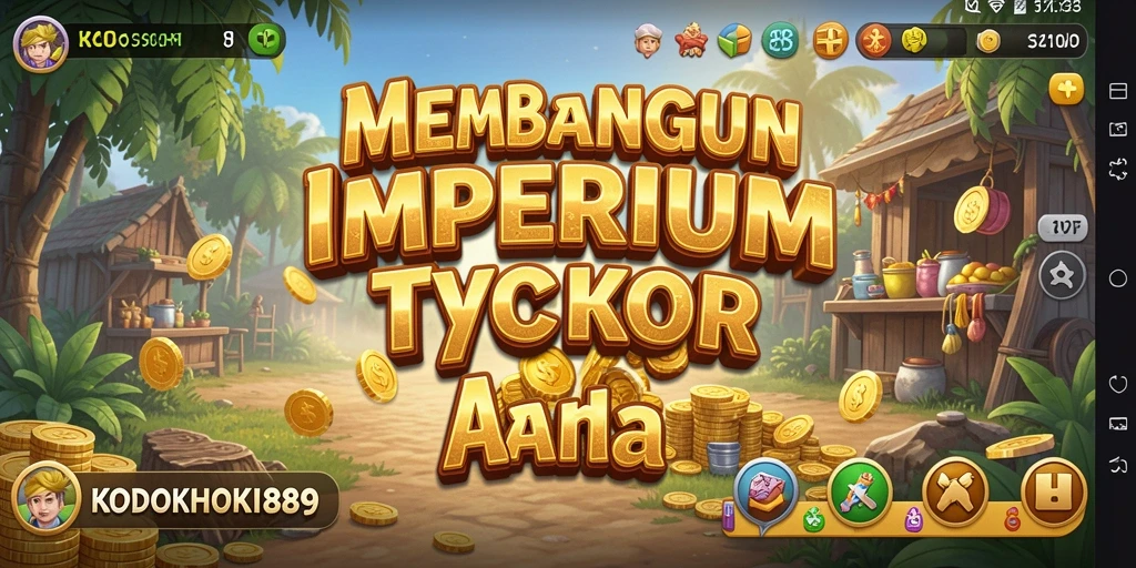 Screenshot dari gameplay KODOKHOKI889 yang menunjukkan serunya membangun bisnis Tycoon.