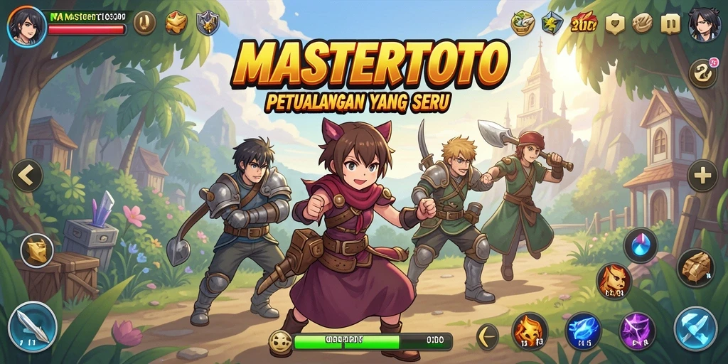 Menampilkan aksi seru karakter Anime dalam MASTERTOTO.