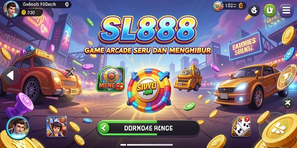 Tampilan gameplay seru dan menantang dari SL888 saat dimainkan.