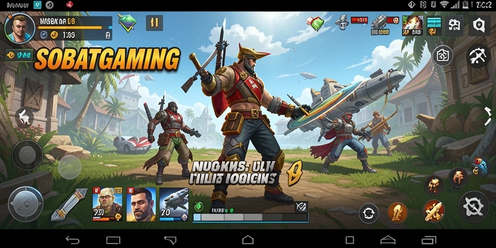 Tampilan antarmuka SOBATGAMING yang menarik dan mudah digunakan.